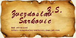 Zvezdoslav Šarković vizit kartica